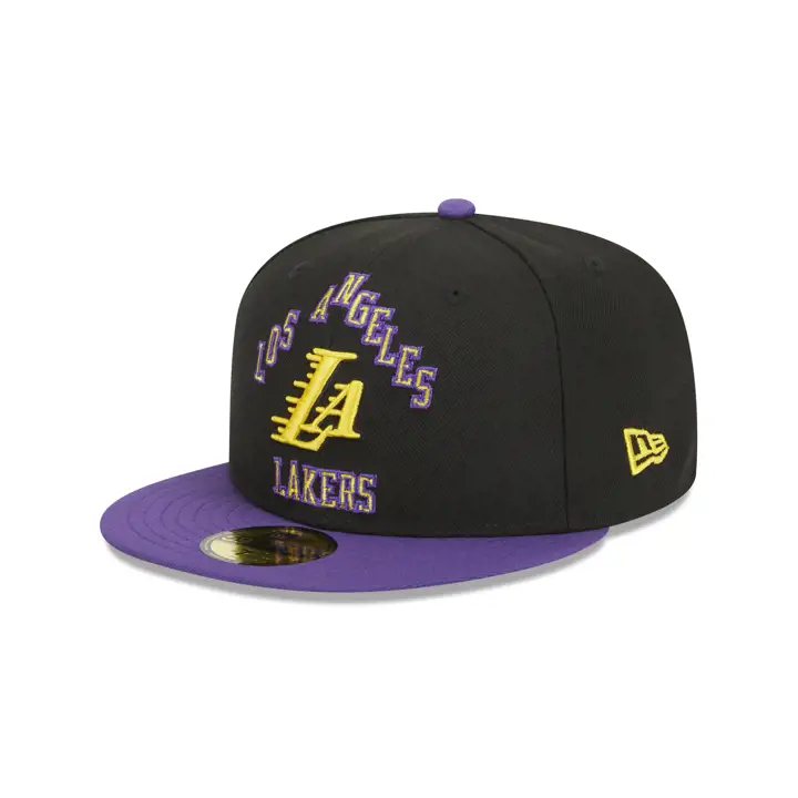 Los Angeles Lakers NBA City Edition 2023 59FIFTY NOI/VIO/JAU