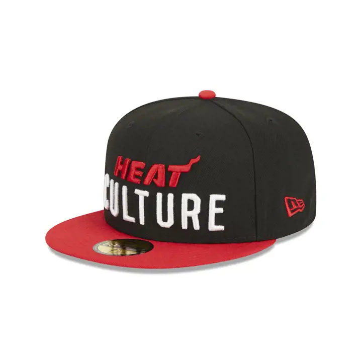 Miami Heat NBA City Edition 2023 59FIFTY BLK/RED/RED