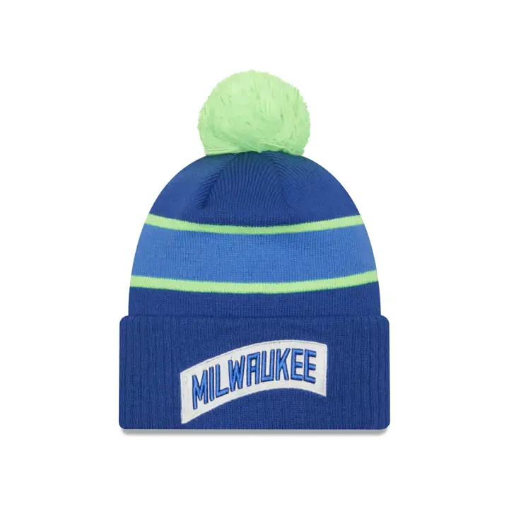 Milwaukee Bucks NBA City Edition 2023 Tricot BLEU/VERT/IVO