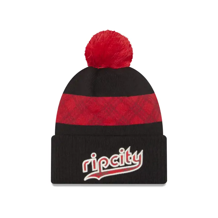 Bonnet Portland Trail Blazers NBA City Edition 2023 NOIR/ROUGE/BLANC