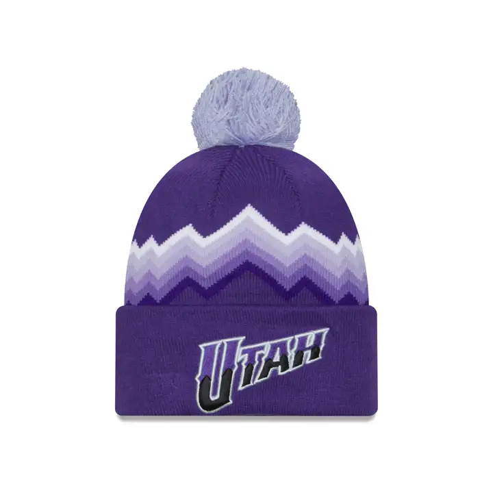 Utah Jazz NBA City Edition 2023 Bonnet tricoté VIO/VIO/BLA