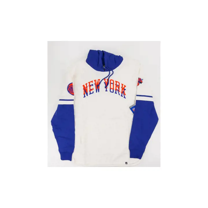 Sweat à capuche court New York Knicks NBA WHT