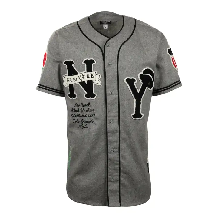 New York Black Yankees EFF Réplique de Casquette de Baseball en Laine d'Inspiration Vintage