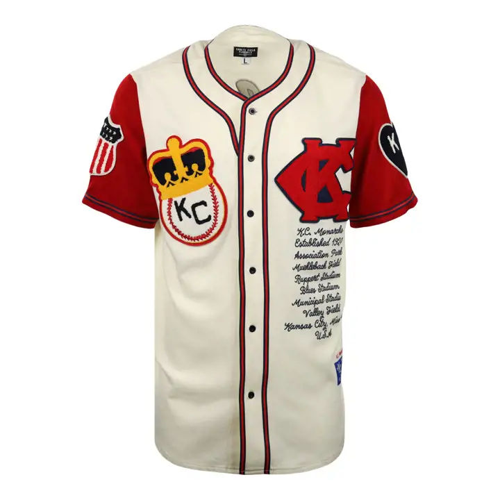 Flanelles de laine répliques d'inspiration vintage KC Monarchs EFF