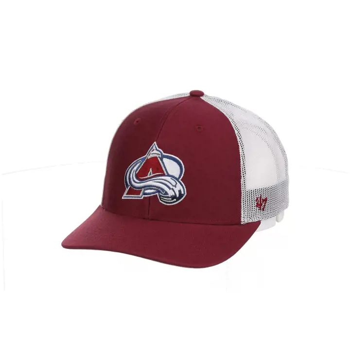 Colorado Avalanche LNH Casquette Trucker basique rouge