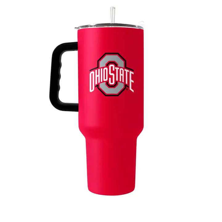 Gobelet de voyage en acier inoxydable de 40 oz Ohio State Buckeyes