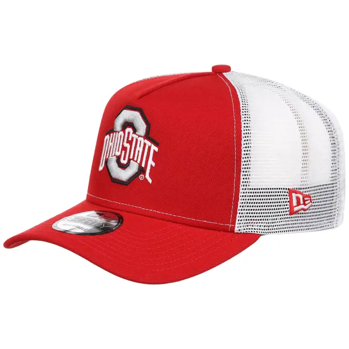 Ohio State Buckeyes NCAA Casquette Trucker Core A-Frame NOIR/BLANC