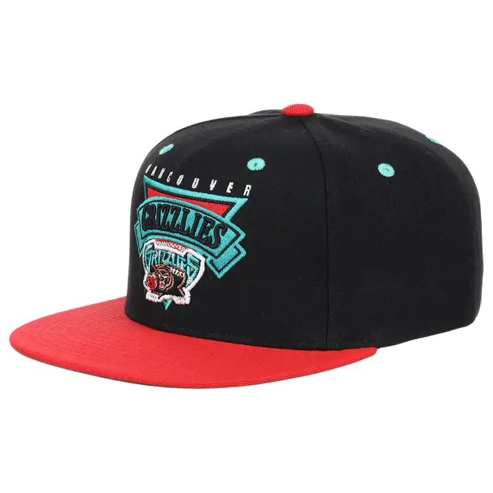 Casquette snapback Vancouver Grizzlies NBA Rétro noir/rouge/vert