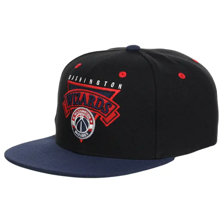 Casquette Snapback rétro NBA Washington Wizards noir/bleu marine/vert vif