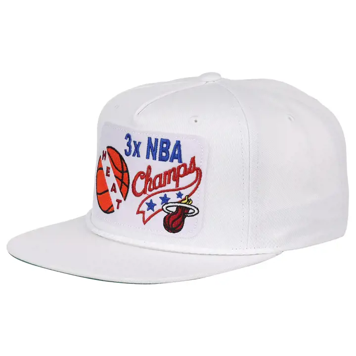 Casquette Miami Heat NBA Gametime Champs réglable blc/blc