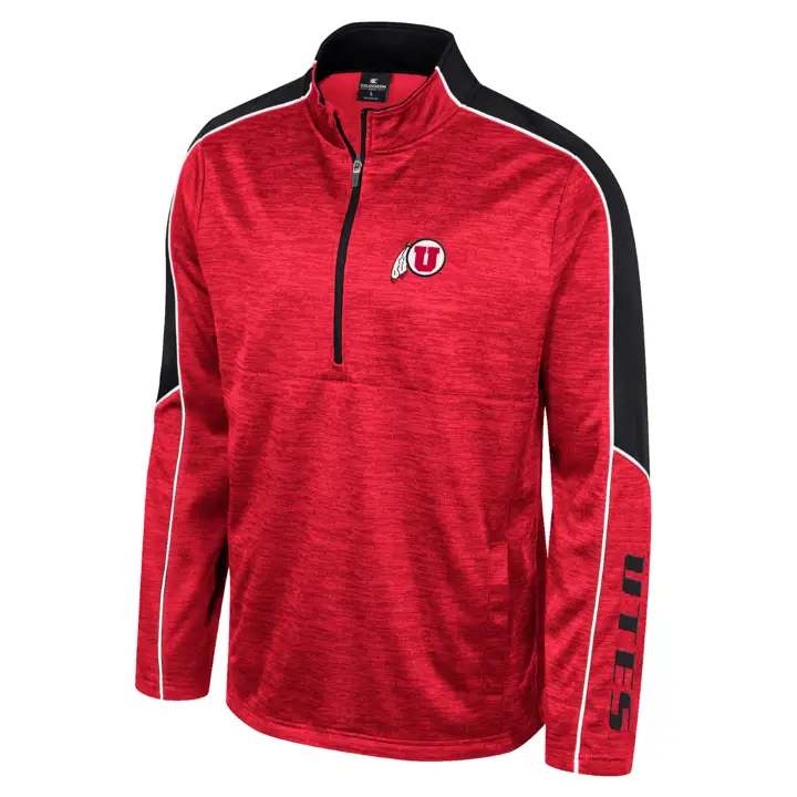 Utah Utes NCAA Kyle Marled 1/2 Zip 23 Rouge