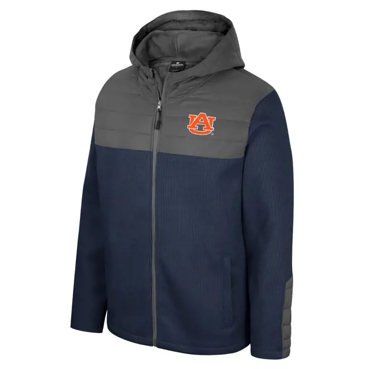 Veste à capuche zippée Auburn Tigers NCAA Storm Was Coming 23 Navy