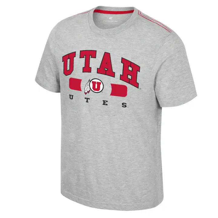 T-shirt Utah Utes NCAA Hasta La Vista 23 gris