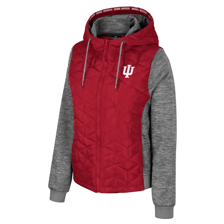 Veste à capuche Gracie Indiana Hoosiers NCAA pour femme 23 CRIM