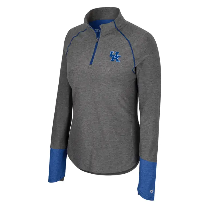 Kentucky Wildcats NCAA Women's Morningside 1/4 Zip 23 Charbon