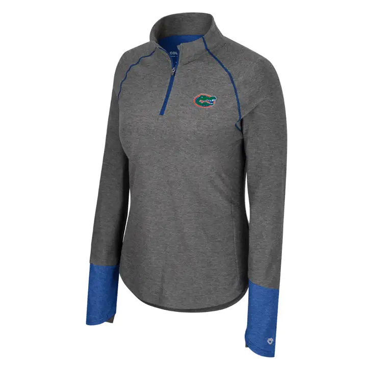Florida Gators NCAA Femmes Morningside 1/4 Zip 23 Charbon de bois