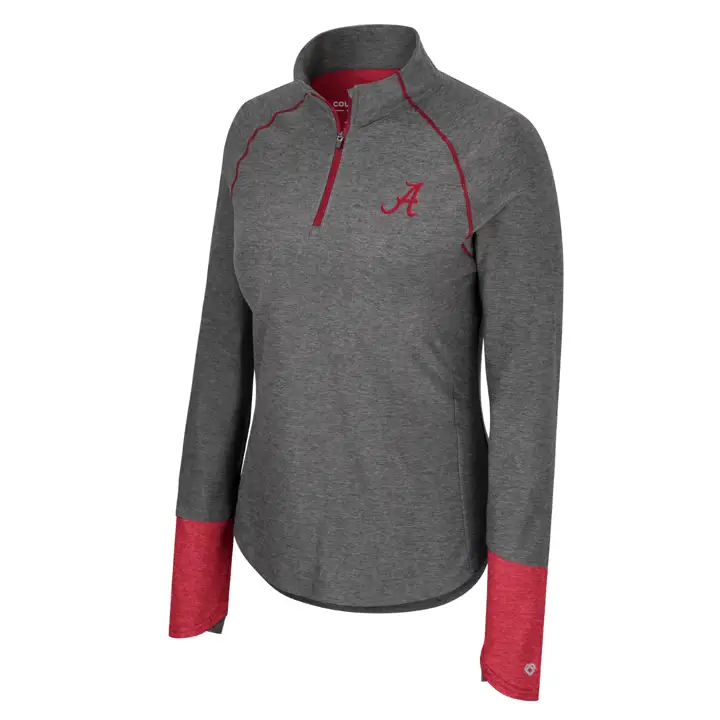 Alabama Crimson Tide NCAA Women's Morningside 1/4 Zip 23 Cha