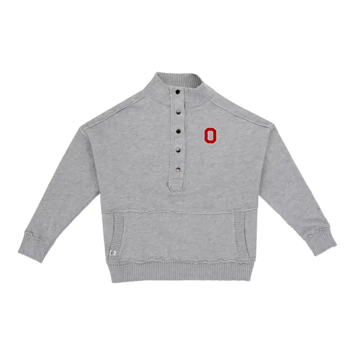 Pull Henley pour femme Ohio State Buckeyes NCAA du 25 avril