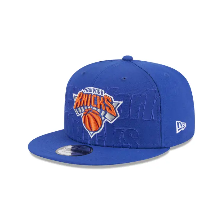 New York Knicks NBA Draft 2023 9FIFTY bleu/bleu/gris