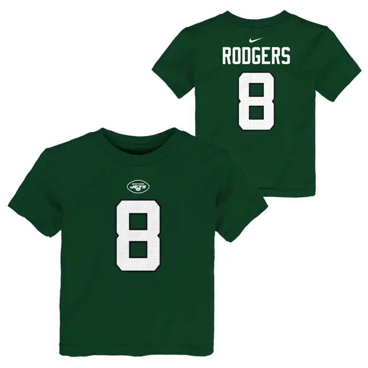 T-shirt enfant NFL New York Jets N&N Joueur Aaron Rodgers