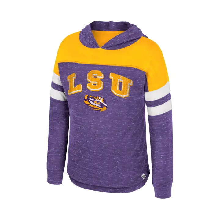 T-shirt à capuche L.S.U. NCAA Fille Katie LS 23 VIO