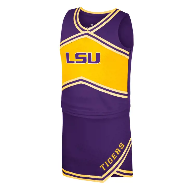 L.S.U. NCAA Tenue de Cheerleading Fille Junior 23 PUR