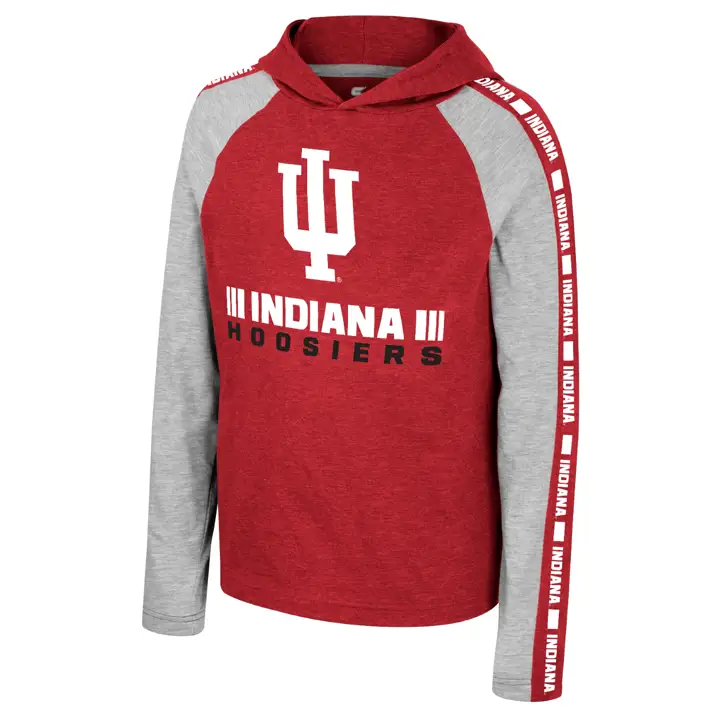 T-shirt à manches longues Indiana Hoosiers NCAA Youth Ned 23 CRIM