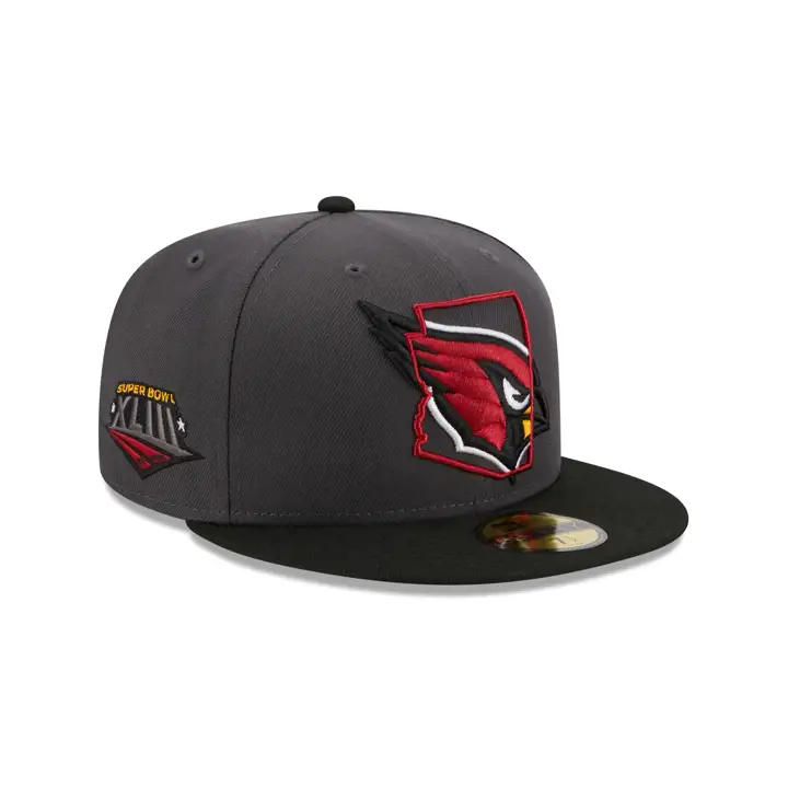 Arizona Cardinals NFL State Fill 59FIFTY CHARBON/NOIR