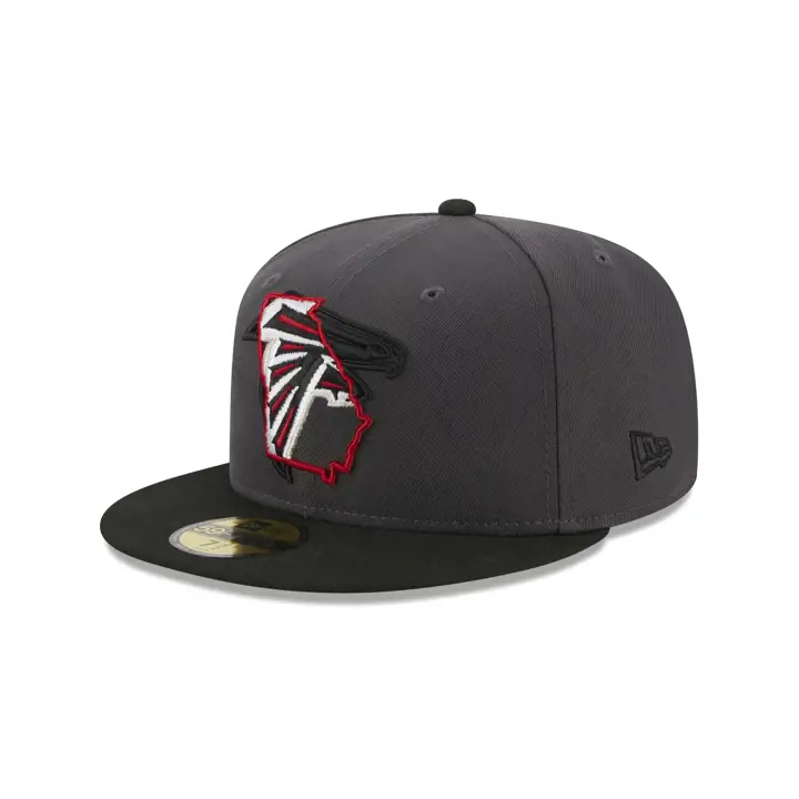 Casquette 59FIFTY Atlanta Falcons NFL State Fill CHARCOAL/BLK