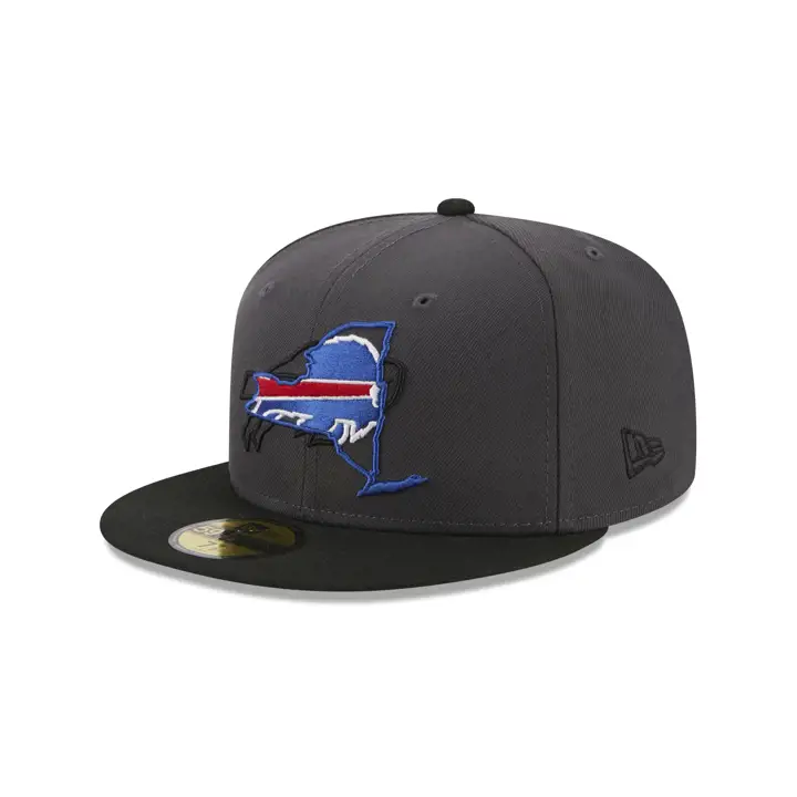 Casquette 59FIFTY Buffalo Bills NFL State Fill CHARCOAL/BLK
