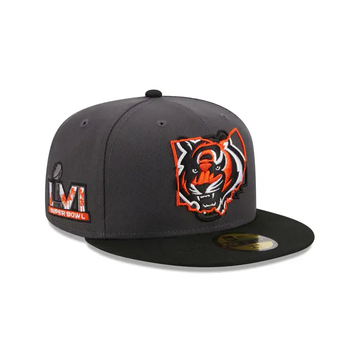 Cincinnati Bengals NFL State Fill 59FIFTY CHARBON/NOIR