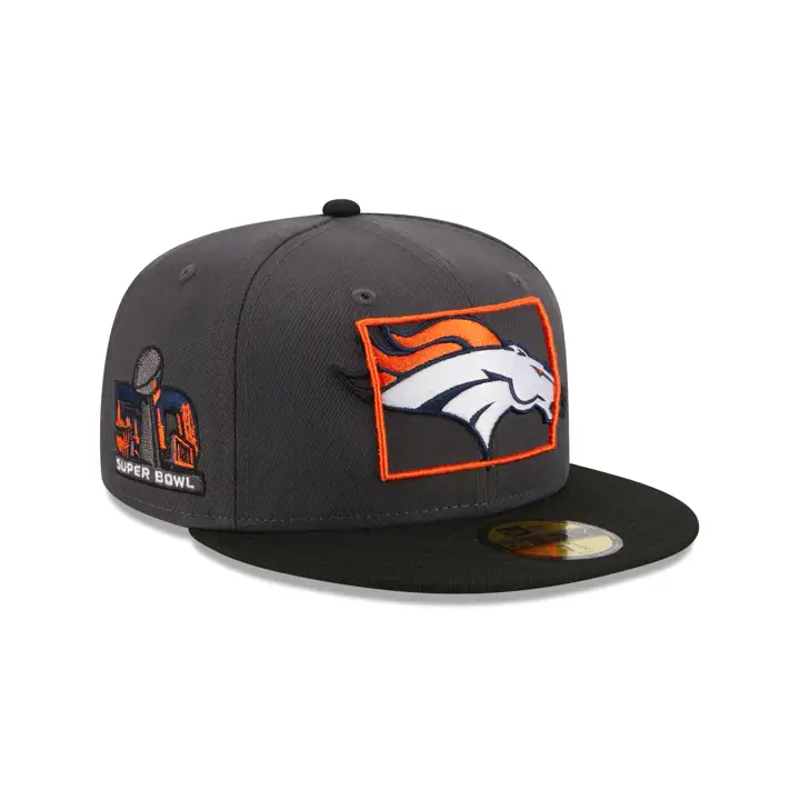 Casquette 59FIFTY CHARBON/NOIR NFL des Denver Broncos