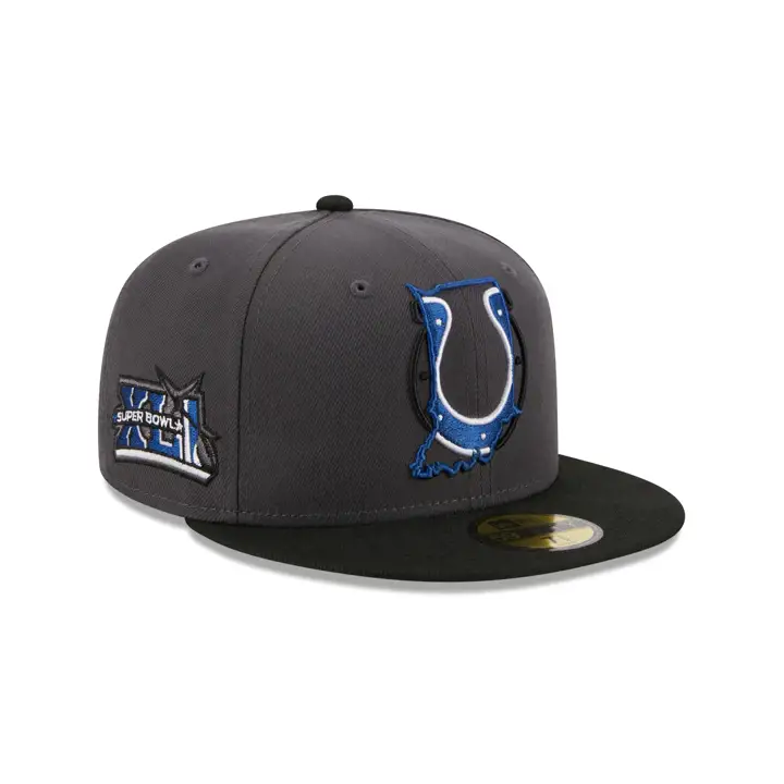Indianapolis Colts NFL State Fill 59FIFTY CHARBON/NOIR