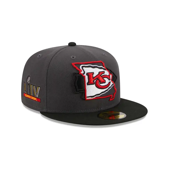 Casquette NFL Kansas City Chiefs State Fill 59FIFTY CHARBON/NOIR