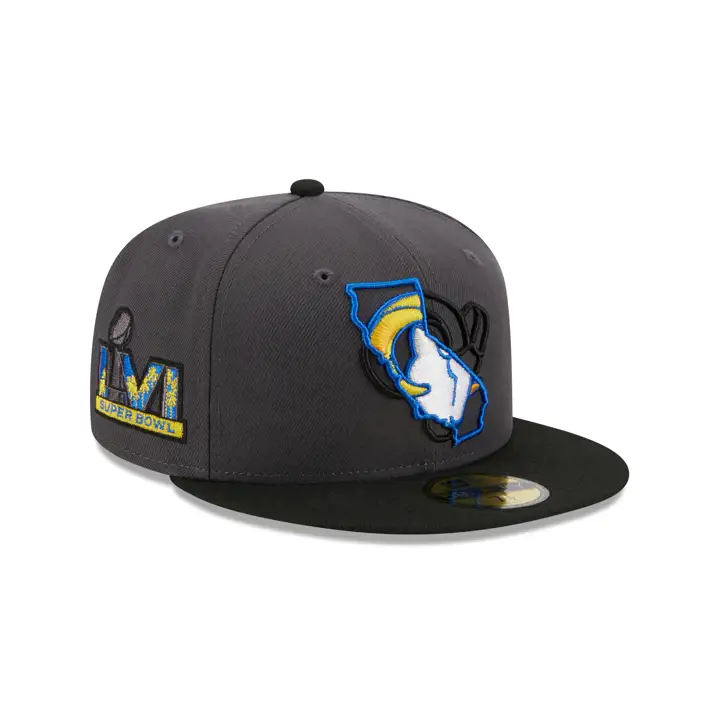 Los Angeles Rams NFL State Fill 59FIFTY CHARBON/NOIR