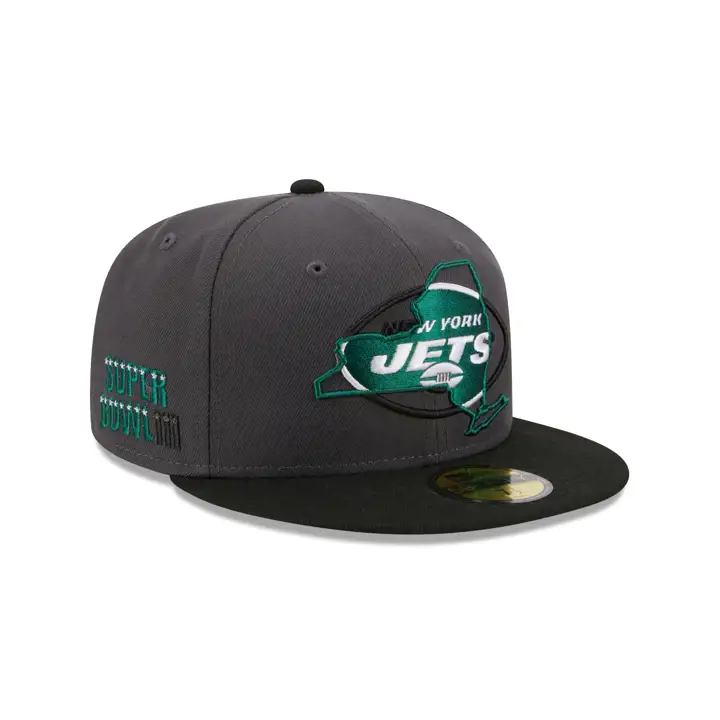 New York Jets NFL State Fill 59FIFTY CHARBON/NOIR
