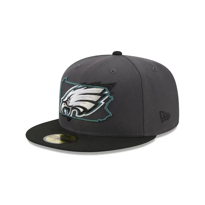 Philadelphia Eagles NFL State Fill 59FIFTY CHARBON/NOIR