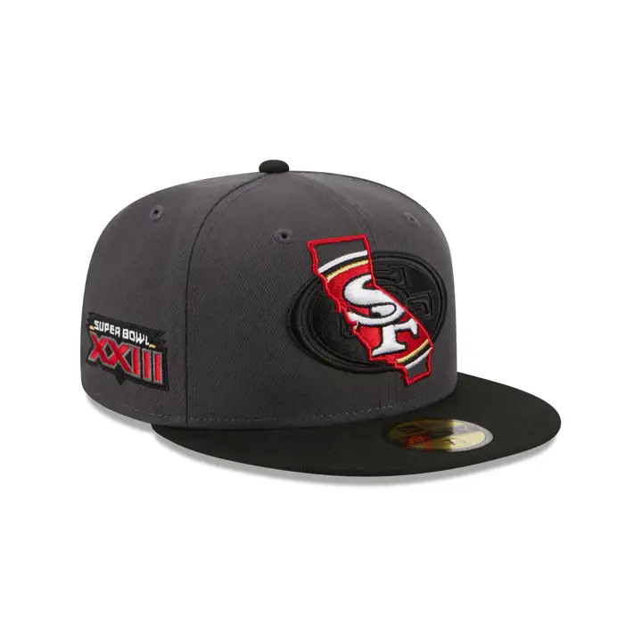 Casquette 59FIFTY CHARBON/NOIR San Francisco 49ers NFL State Fill