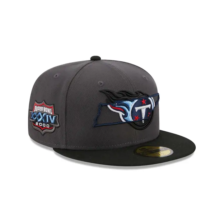 Tennessee Titans NFL State Fill 59FIFTY CHARCOAL/BLK