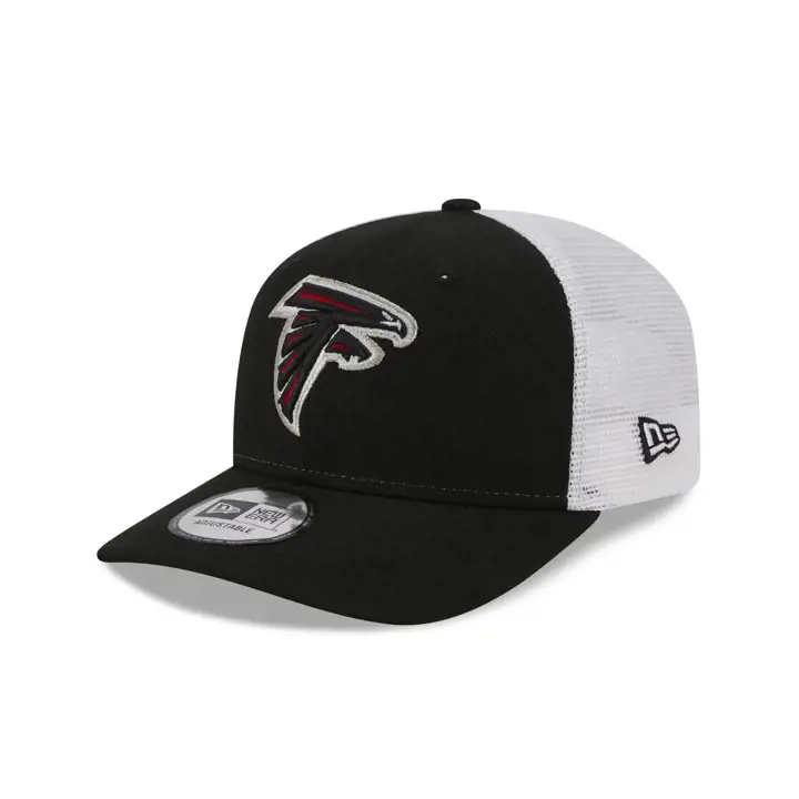 Casquette trucker NFL Core NE des Falcons d'Atlanta noire et blanche