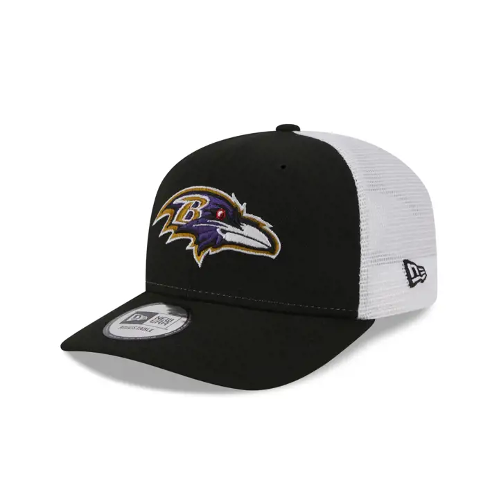 Casquette NFL Baltimore Ravens Core NE Trucker Noire/Blanche