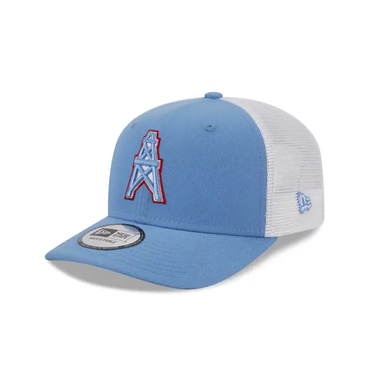 Casquette de camionneur Houston Oilers NFL Core NE LBL/BLC