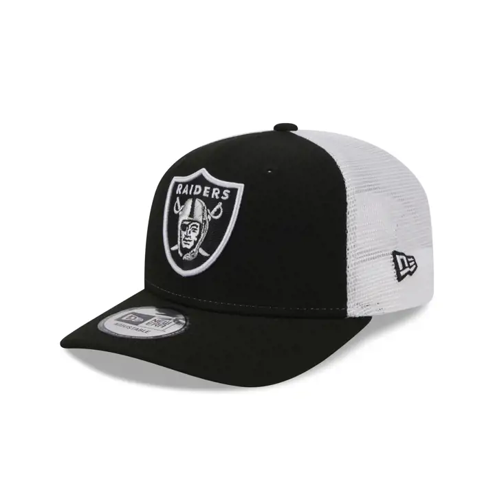 Casquette Trucker NFL Core Raiders de Las Vegas NOIR/BLANC