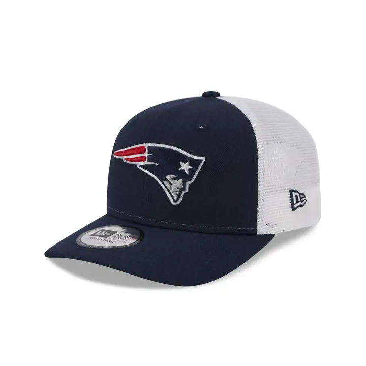 Casquette de camionneur NFL New England Patriots Core NE marine/blanche