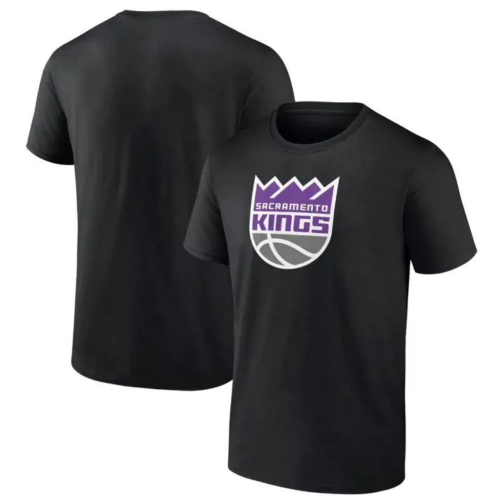 T-shirt noir à logo des Sacramento Kings (NBA)