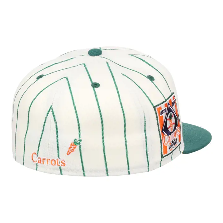 Carrots EFF x Carrots Pinstripe Fitted WHT/GRN