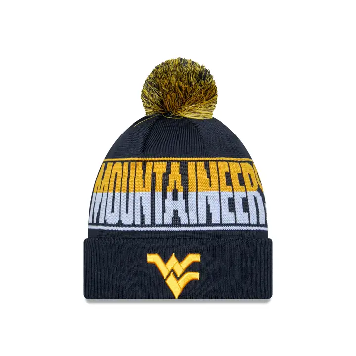 West Virginia Mountaineers NCAA 23 Jacquard MB Knit navy