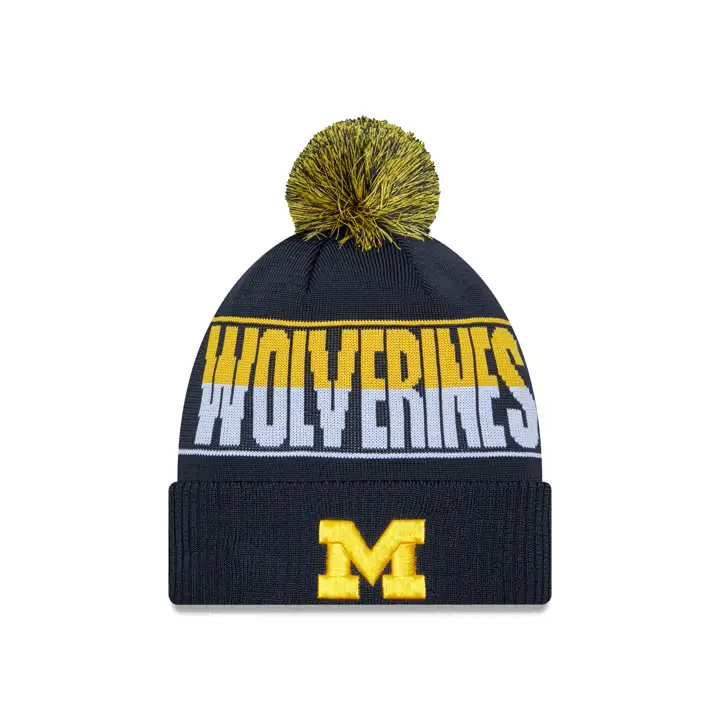 Michigan Wolverines NCAA 23 Jacquard MB Knit marine