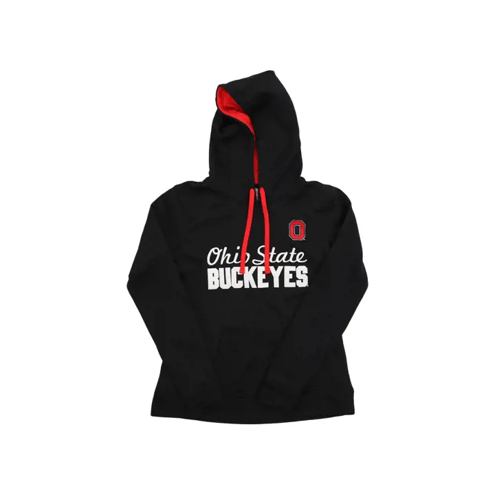 Ohio State Buckeyes NCAA Femmes Noir Script Poly Buckeyes H
