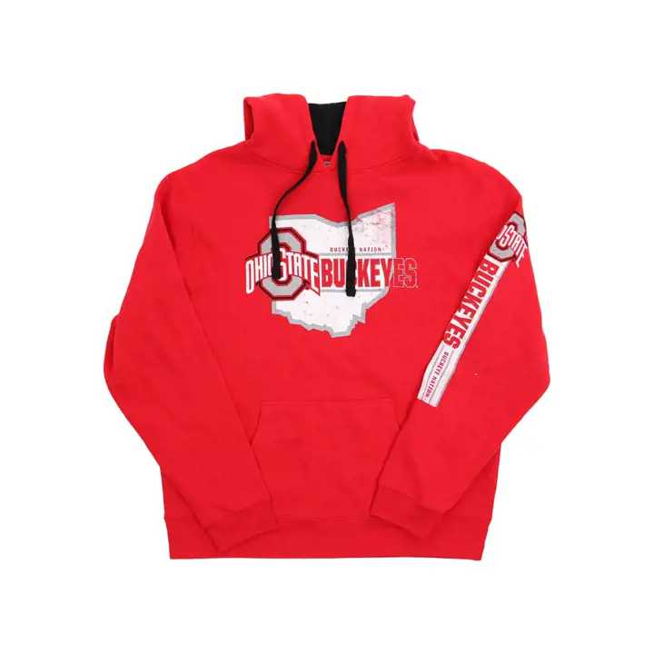 Ohio State Buckeyes NCAA : Logo avec l'outline de l'état